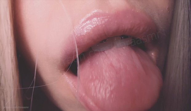 asmr lens licking