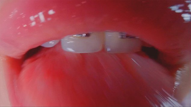 asmr lens licking super pink