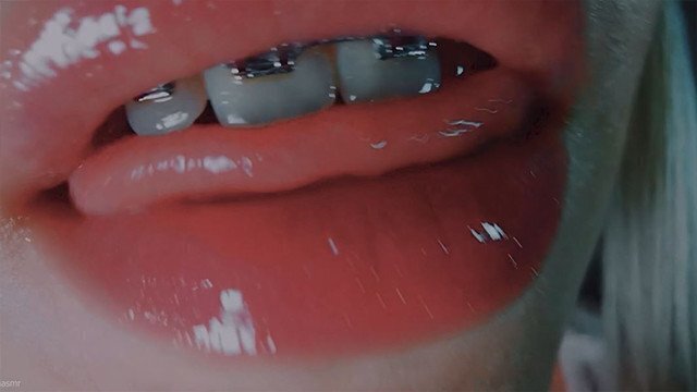 asmr lens licking kissing