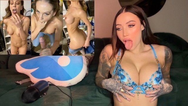 Cherie DeVille, Porn ASMR Reaction, Desperate Slut Sucks Dick Toilet Paper Willow Harper