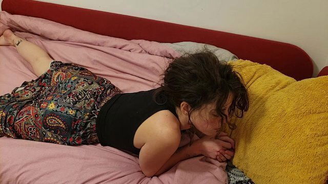 Slow silent masturbation meditation