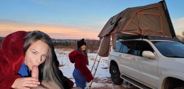 Booty Stranger Lets Fuck Campsite Christmas