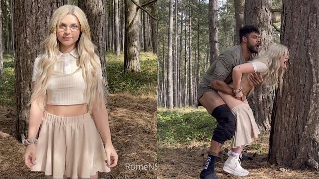 CREAMPIE FOREST pounding cutie until legs shake