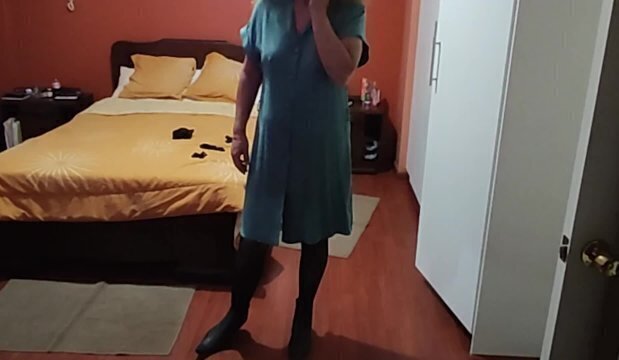 Stepmom shows hairy pussy after fucking moans more