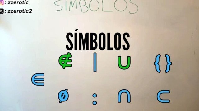 Conjuntos: Símbolos Profe Zzero