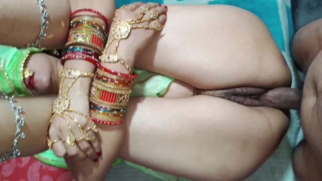 Indian Desi bhabhi pahli baar chod kardi clear Hindi talk