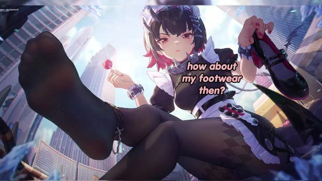 Your maid wants qualified serve (femdom, foot fetish, shoe feitsh)