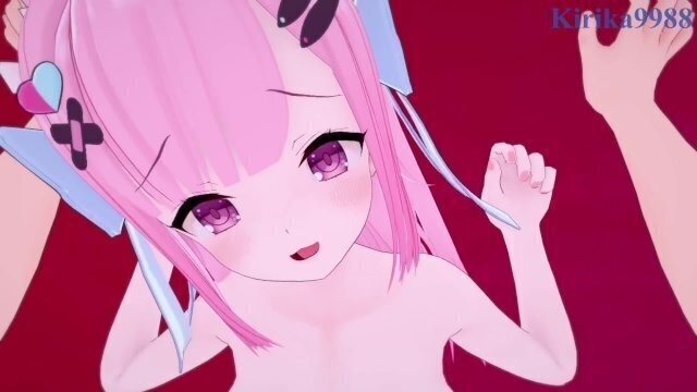 Yuuki Sakuna have intense love hotel. VTuber Hentai