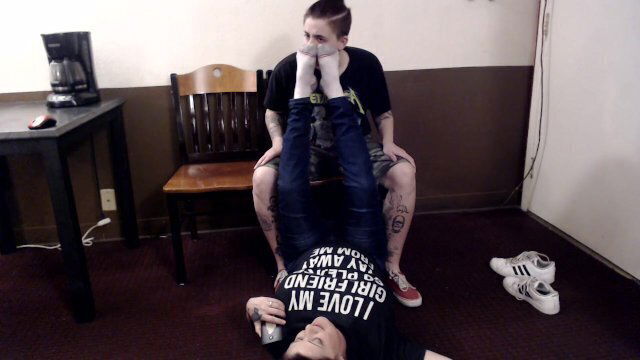 Adidas Superstar Socks Foot Worshipping Anna's feet