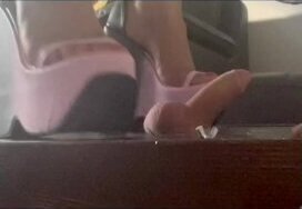 enjoyed stomping, punishing, trampling besties balls with heeled shoes.