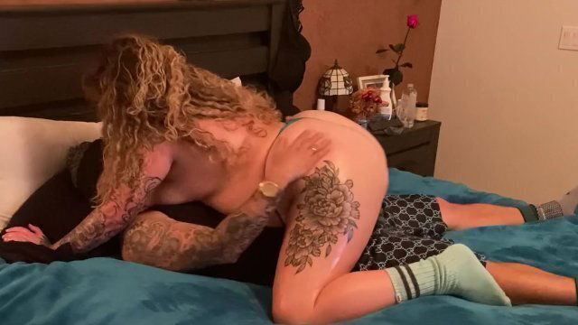 Riding from side view