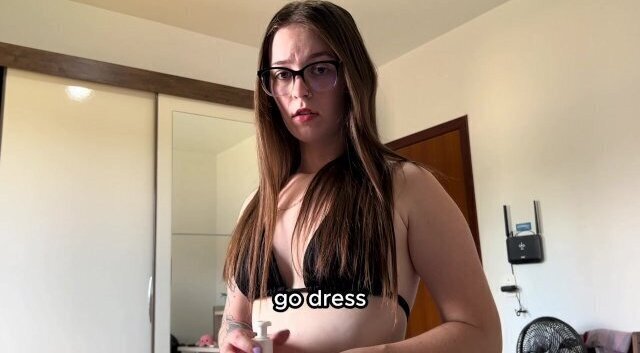 stepbrother came help cream body fucked