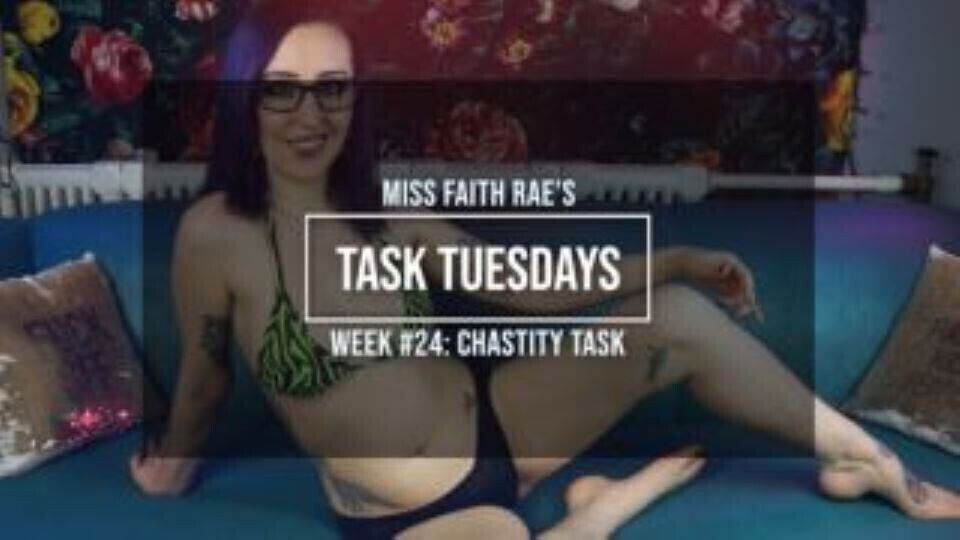Chilly Task Chastity Pets Miss Faith Rae's Femdom Audio Caged BDSM Instructions 1080p
