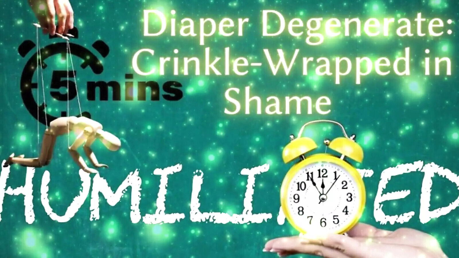 Shamestream: Diaper Degenerate Crinkle-wrapped Shame