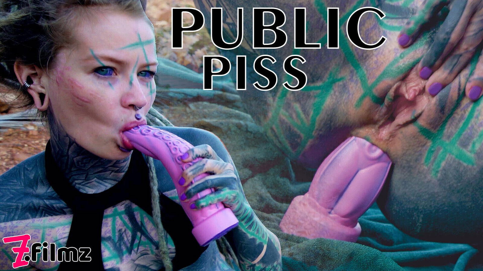 Anuskatzz fucks public with