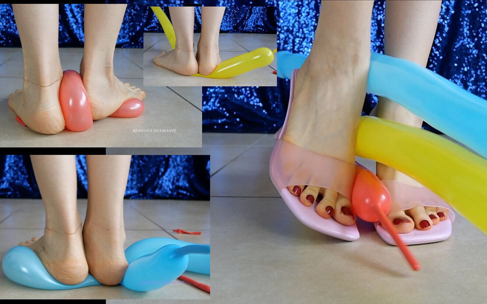 Smushed Harshly Classy Bare Feet Toenail Polish