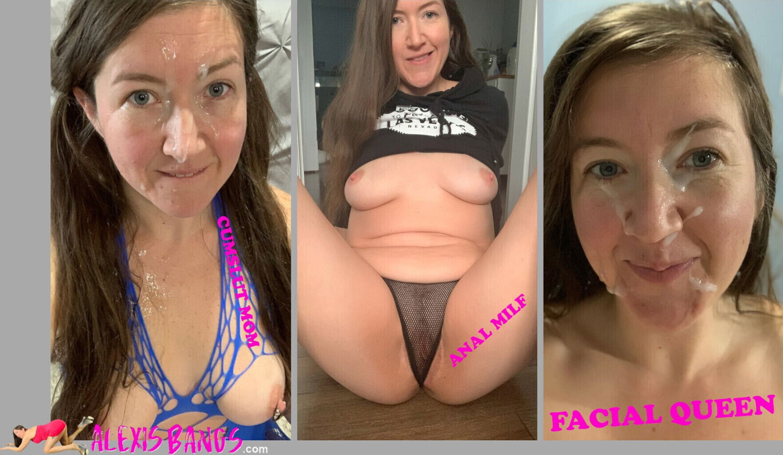 CUMpilation: Splattered Slut Alexis facial fanatic