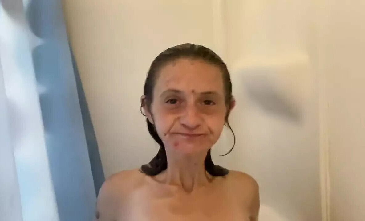 Brought Street Home, Cleaned Fucked Her. Sucks Fucks Shower.