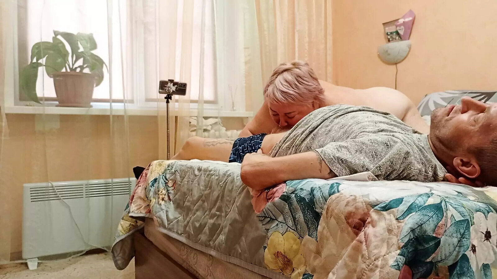 Mother-in-law's mouth makes dick