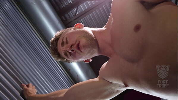 Muscle Stud Fucked Alien Dildo