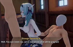 Eula Genshin impact animation