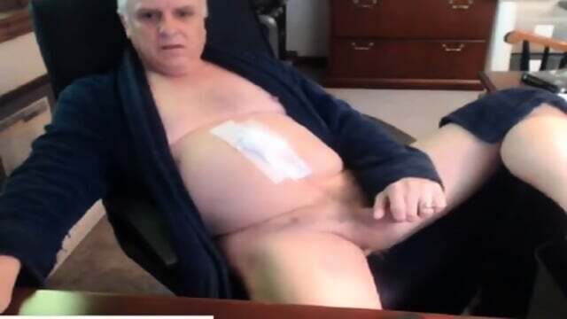 Grandpa Strokes Hard