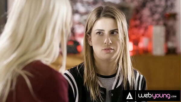 Conflicted Teen Kristen Scott Discovers Sexuality With Lesbian Petite Blonde Kenna James