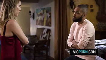 Black stud drills Cadence pussy hard