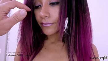 Hot Girl Fingers Ass to make Cock Cum POV Call Casting