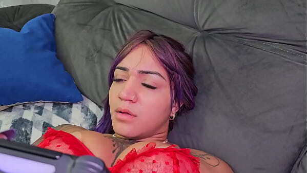 Estava jogando video game acabei fudendo