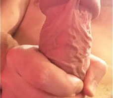 SELF LUBRICATING - Lubing my cock with my own precum