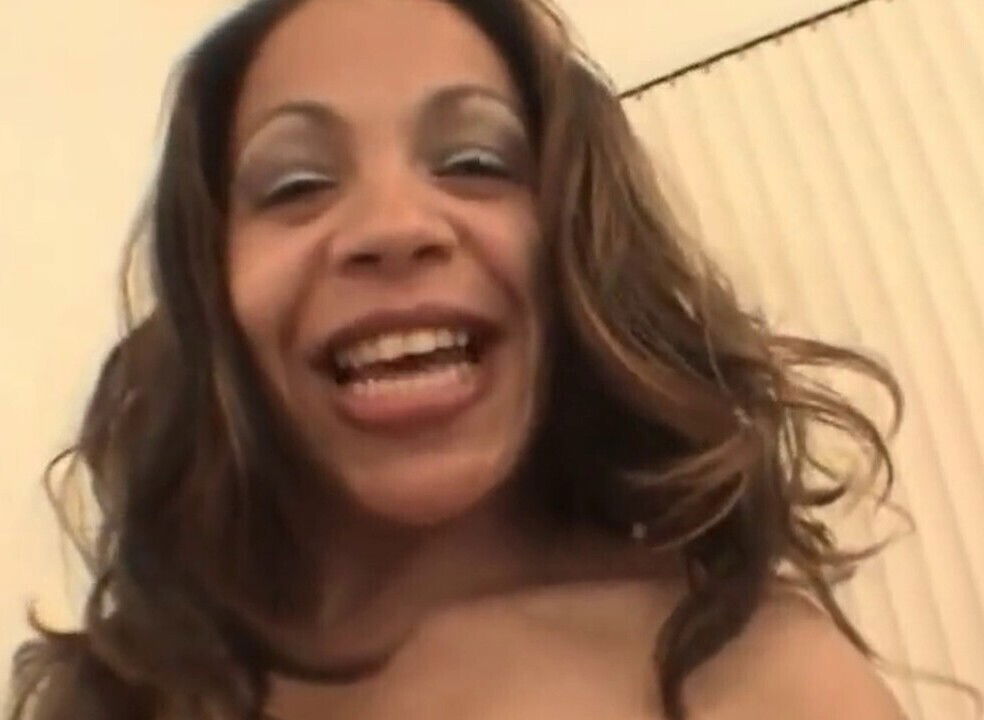 Ebony beauty Dolly Naught pleasures herself filthy solo masturbation scene