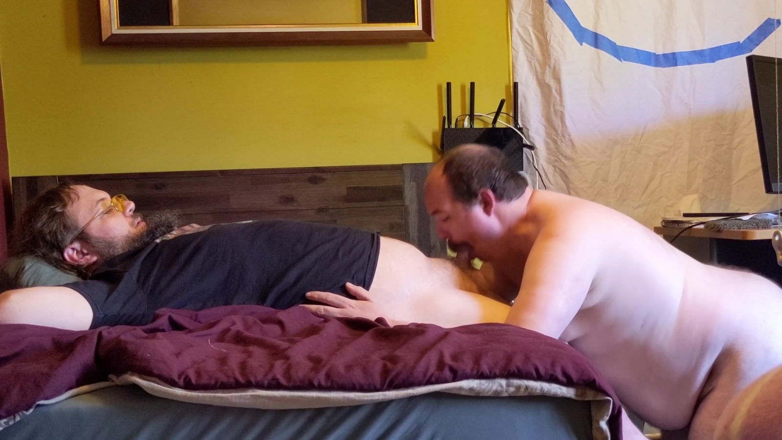 Stubble Trouble Mister Moustache Dick Fucks Bear Jerks Cumshot Cornfedmtdads Rusty Piper