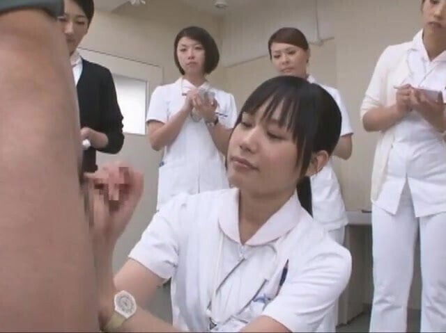 Tech semen extraction.