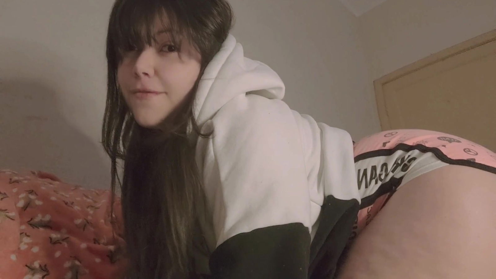 Amateur teen Humping Pillow Tight Little Pussy Hana