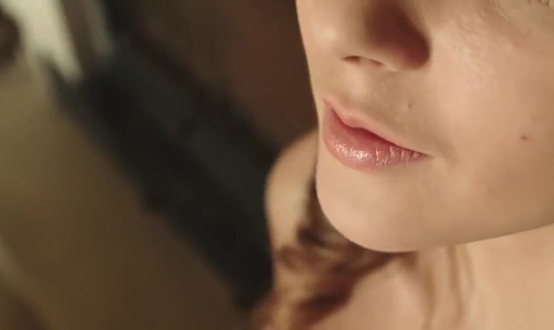 Natural Beauty Touches Herself