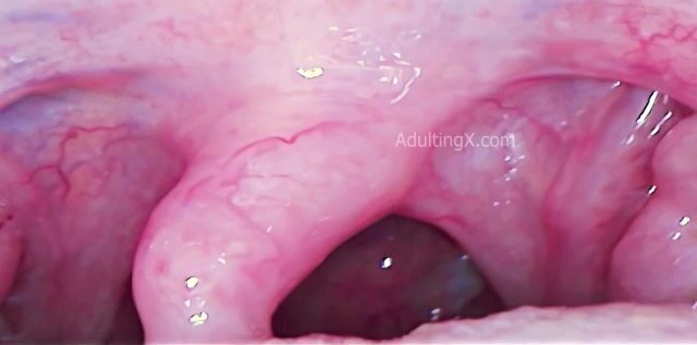 Camera inside Mouth, Uvula dancing, Singing, Throat vibrating,