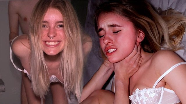 SUBMISSIVE TEEN CHOKED FUCKED Likes Kinky