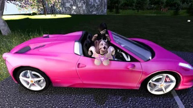 Cryptofantasy indulges pleasures beautiful femboy girl, pink sports