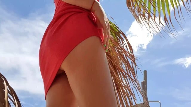 Sexy teen extreme masturbation beach