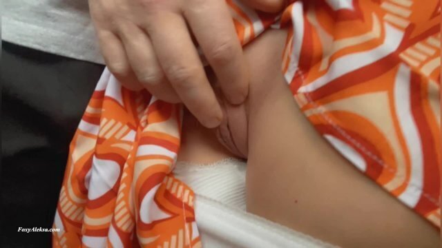 OMG! Stranger caught touched pussy cramped