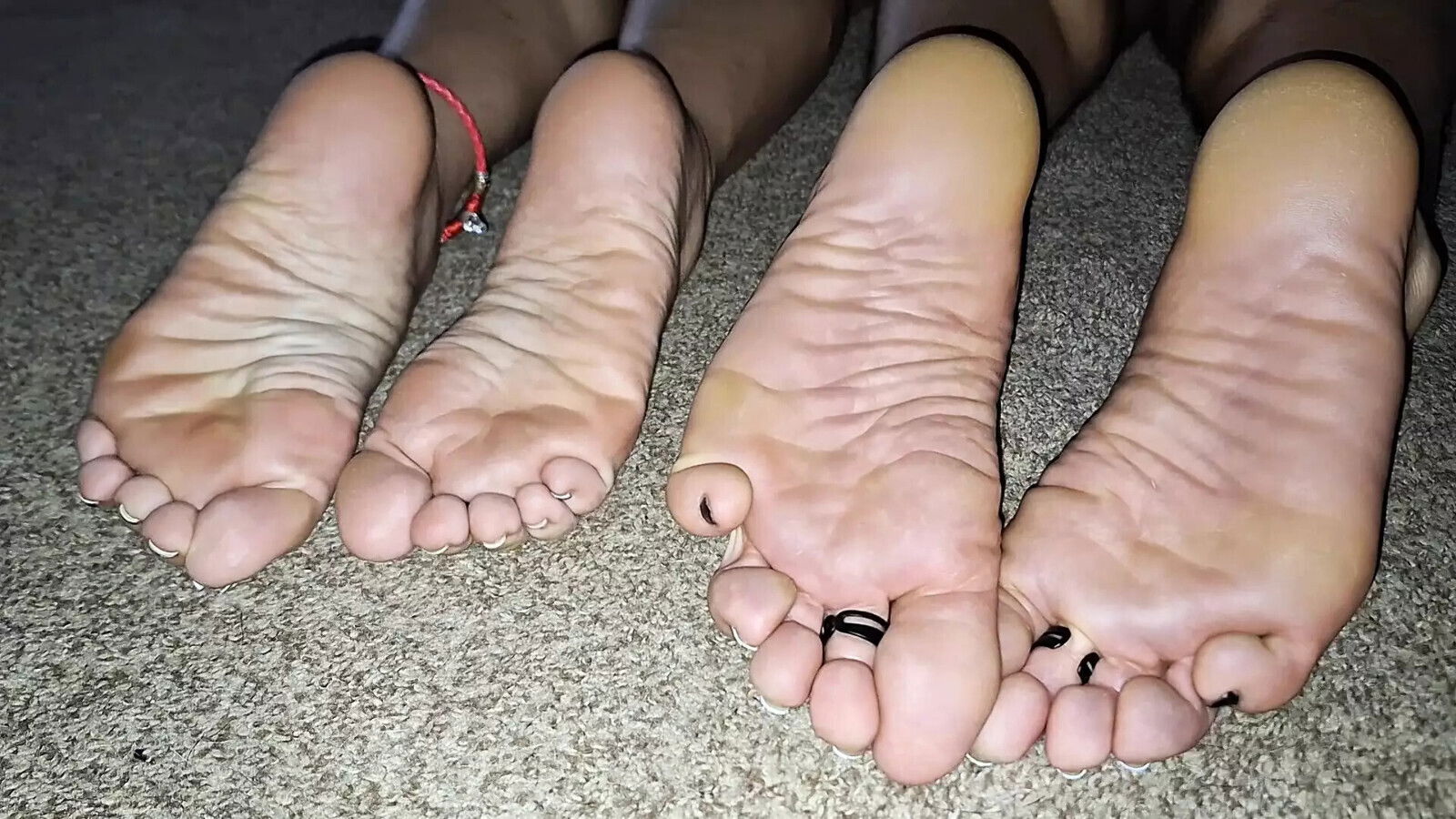 Showing both soles before fore Peggs first time