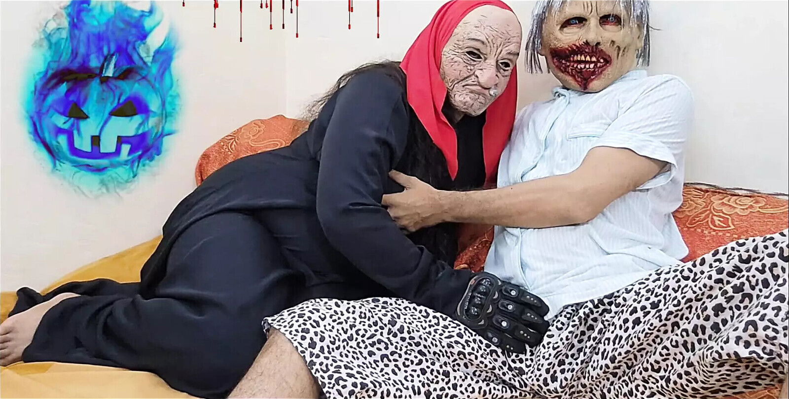 Halloween Special, Indian Bareback Doggystyle Screaming with Vampire