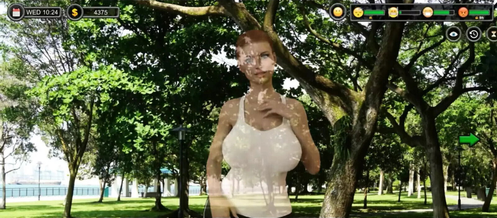 House Part Step-sister Wearing Sexy Lingerie