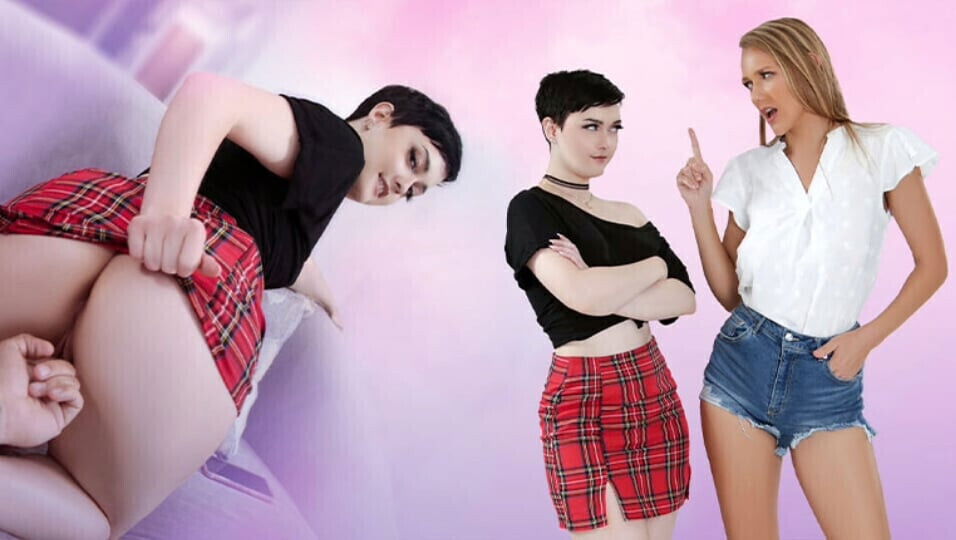 SisLovesMe Lucky Stud Bangs Stepsis Stepmom Same Time (Jasmine Daze, Jade Valentine)