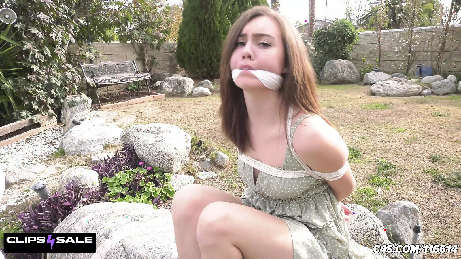 Cute Freya Parker Bound Gagged Laughing Foot Worship Domination