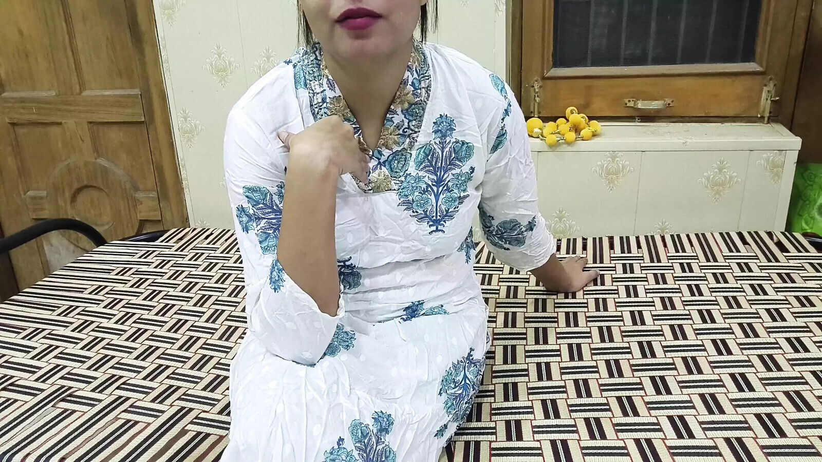 Brother-in-law someone will come. Harami loosened tantrums leaving sister-in-law.