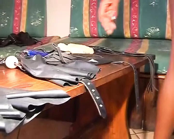 BDSM action with slutty black German whores