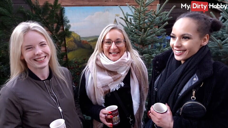 Xmas-tree shopping leads kinky foursome amateur Studentin Aneta MyDirtyHobby