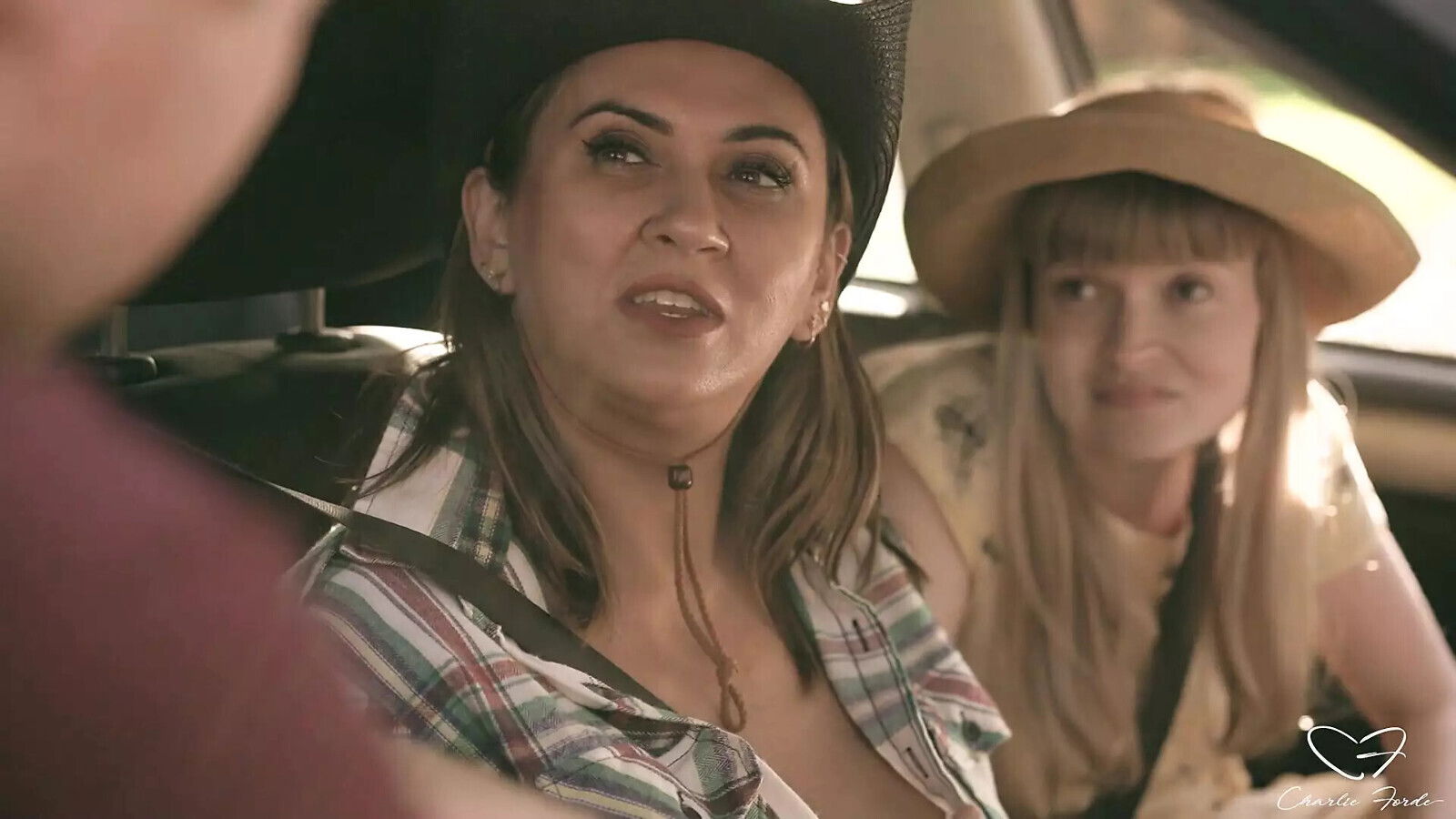 Embers Pussy Fucks Laney Mishel Karen Outdoors!